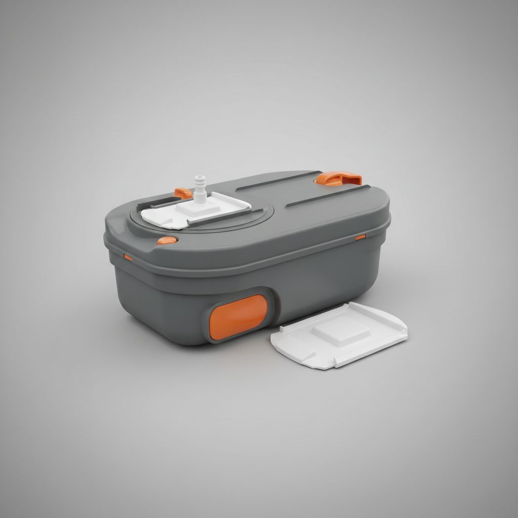 Adaptador manguera en cassette WC autocaravana
