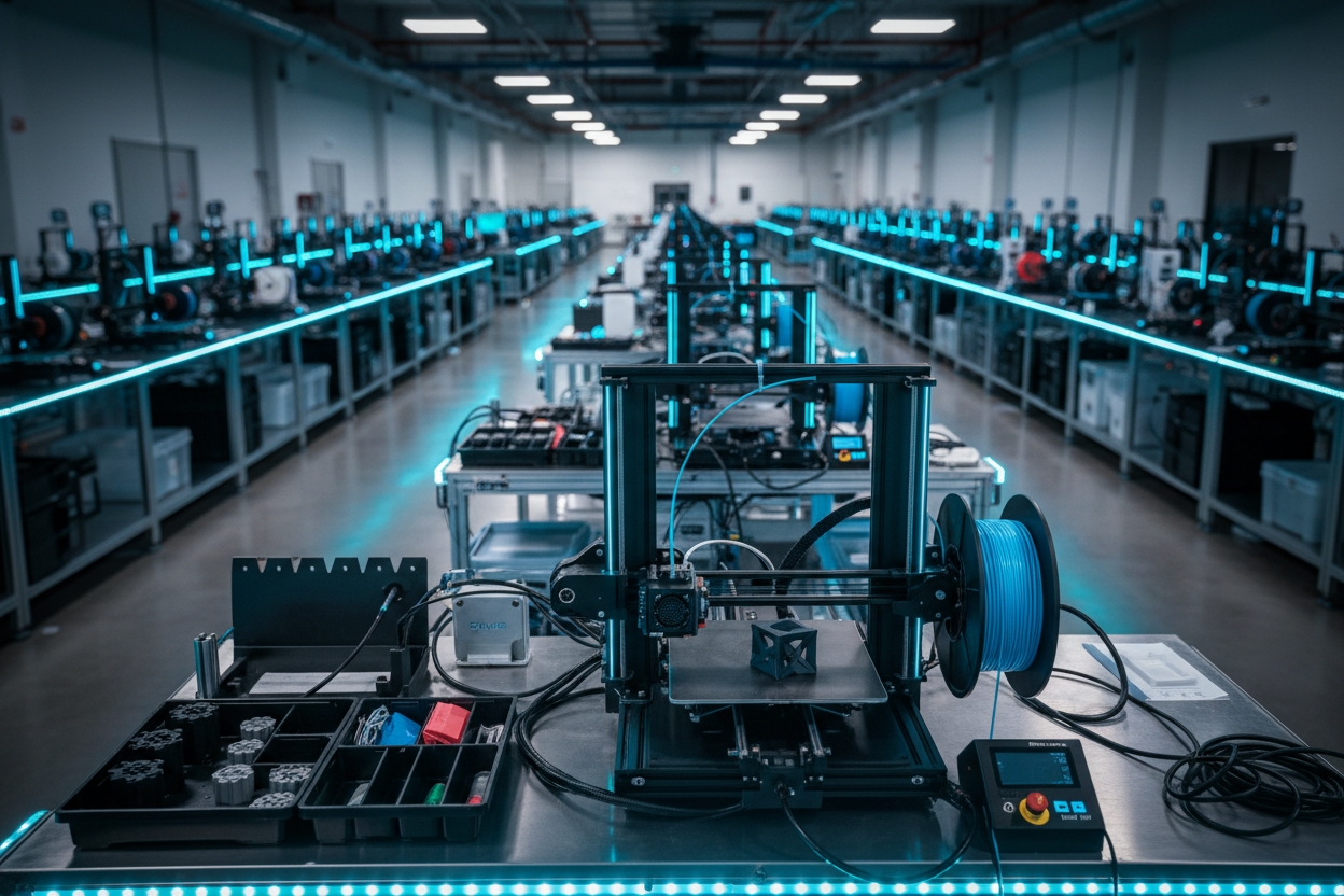 Granja impresión 3D profesional realista