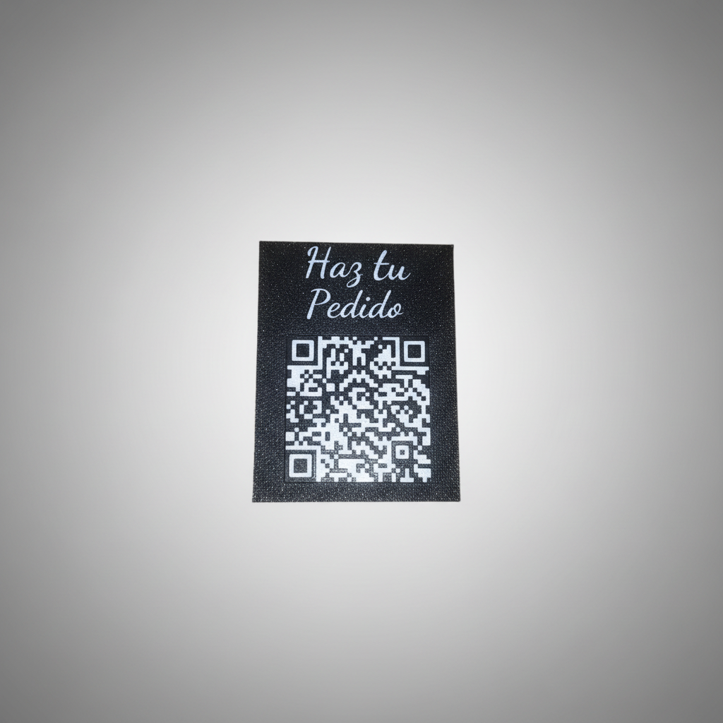 Letrero Haz tu Pedido con QR