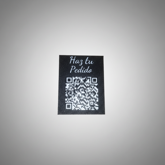 Letrero Haz tu Pedido con QR